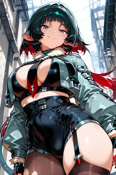 Jane Doe From Zenless Zone Zero Illustrious