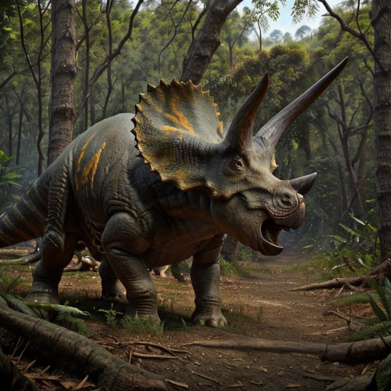 [Experimental] Triceratops (Dinosaur) image by CitronLegacy