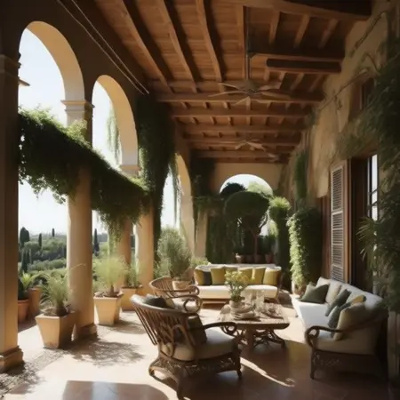 Italian style interior design 