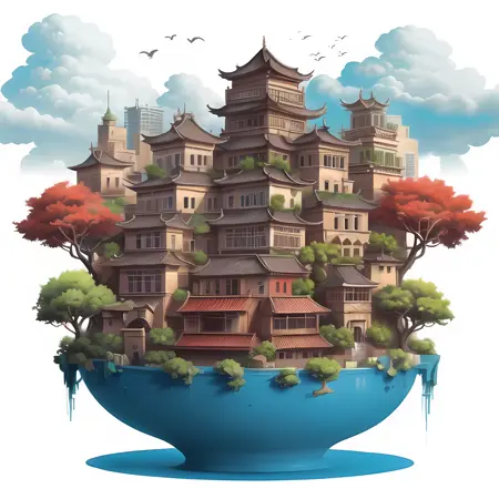 尘歌盆 Potted World