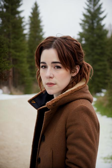 alicewetterlund, woman, close-up portrait, highly detailed, ultra realistic,  long hair, tanned, coat, sweater, outside,
<lora:AliceWetterlundSD_v1:0.8>