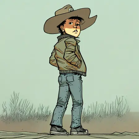 Carl Grimes -  The Walking Dead - Comic