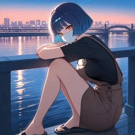 Nameless blue NPC | Zenless Zone Zero | Larsiness