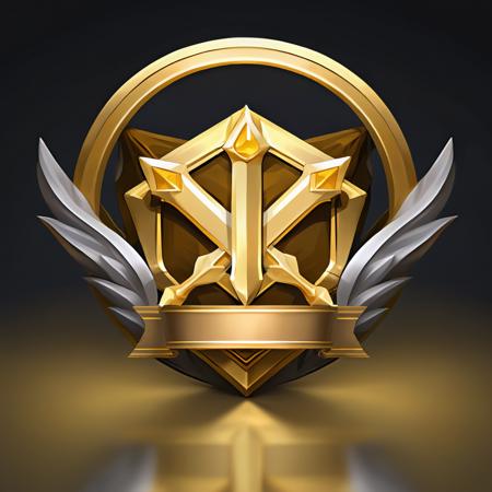 masterpiece, rank game icon,8k, <lora:rankgameicon_Hap_XL:1.6>, generate  casual building game clan mission awards, gold, silver, bronzeï¼