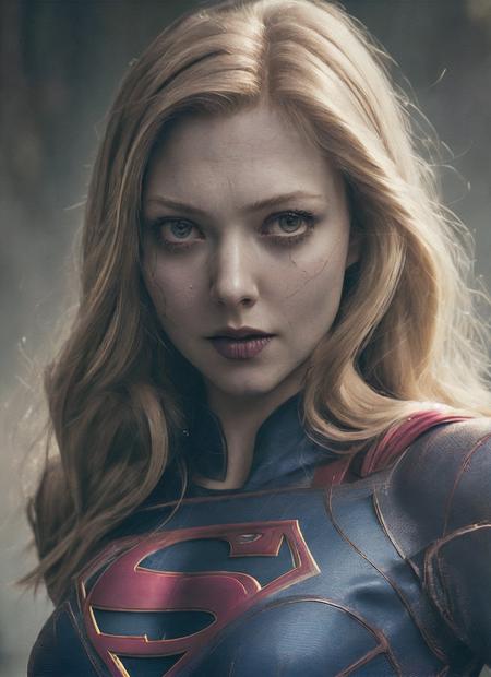 supergirl costume, a photo of sks woman, ((detailed face)), ((canon m50)), ((award winning)), (High Detail), Sharp, 8k, Cinematic lighting, soft lighting, greg rutkowski, trending on artstation, intricate, gothic clothing, victoria secret,, <lora:locon_amanda_v1_from_v1_64_32:1.25>