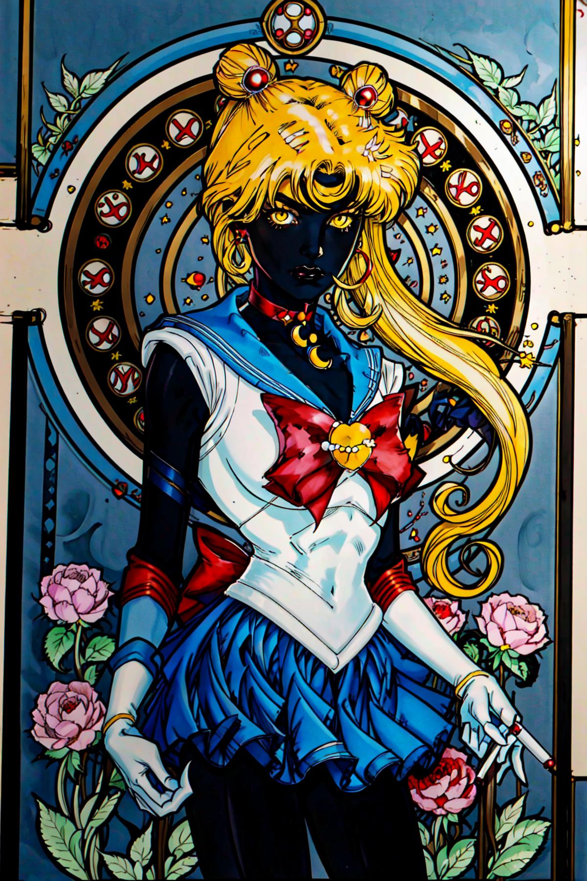 Sailor Moon (Art Nouveau Style) [Lora] image by duskfallcrew