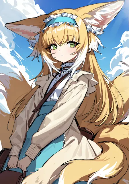 suzuran luoxiaohei (arknights) 铃兰罗小黑皮肤