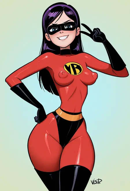 Violet Parr (Jab Comix Style)