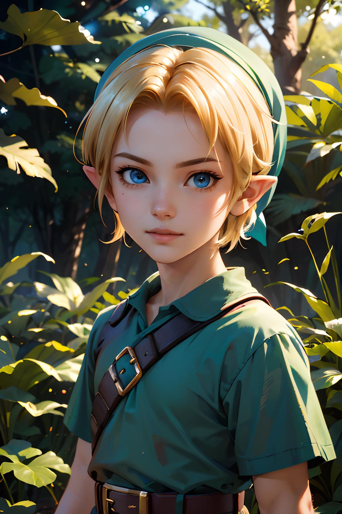 Young Link - Character LoRA image by wikkitikki