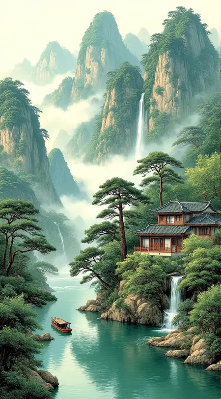 A_Chinese-Style Landscape Painting_Landscape Scene Generation