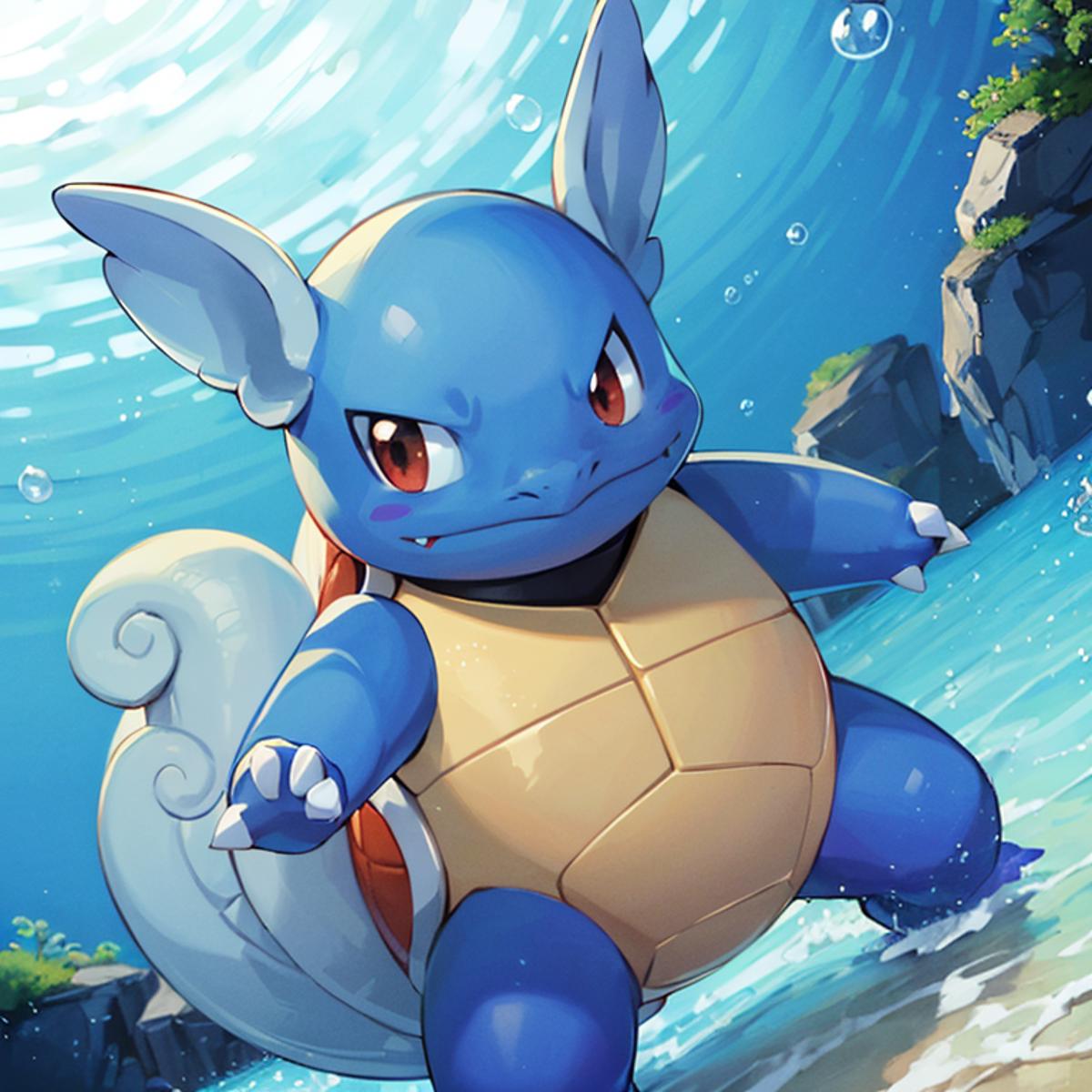 Wartortle (Pokemon) (Pokedex #0008) - v1.0 | Stable Diffusion LoRA ...