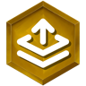 Gold Base model Badge