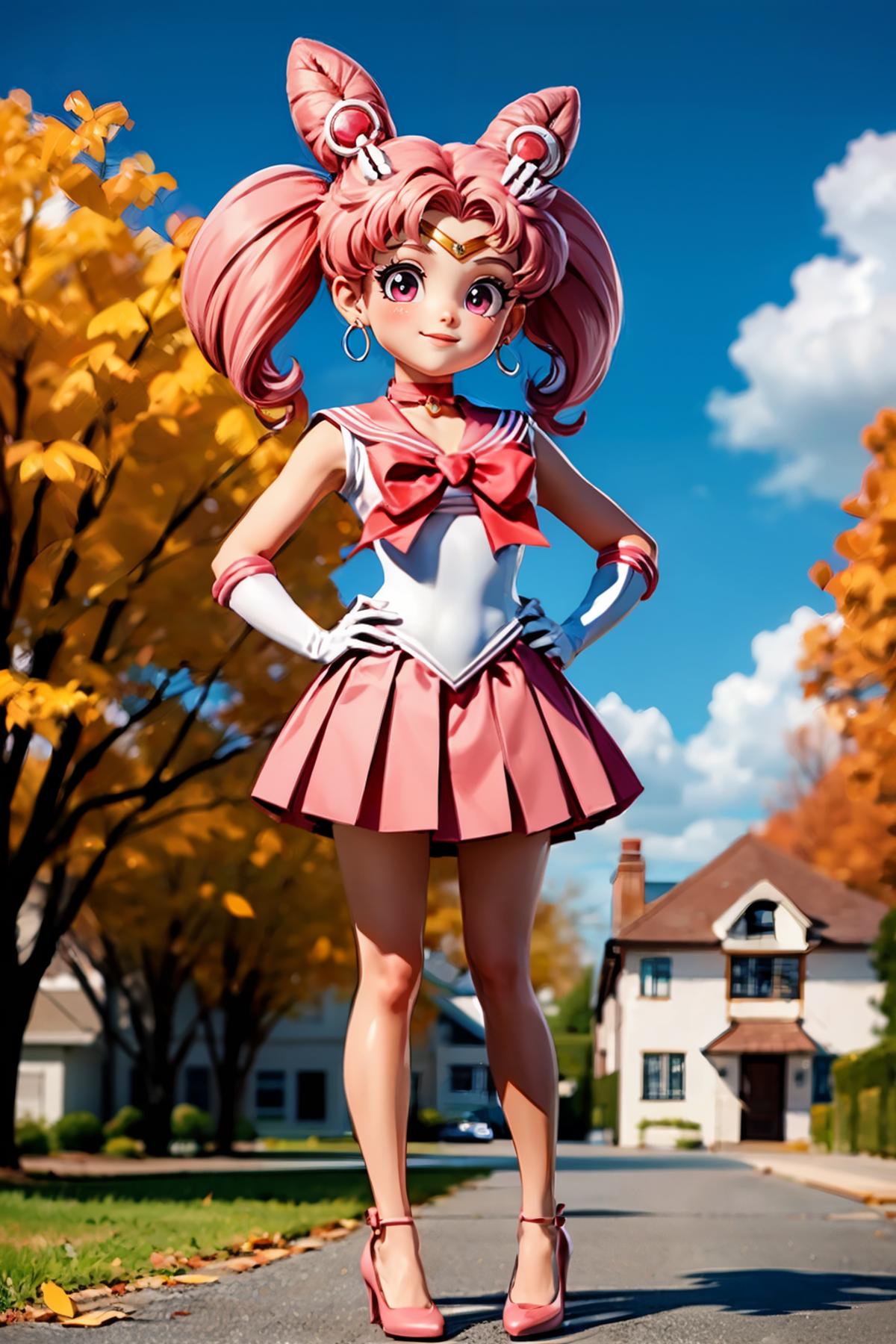 Chibiusa Tsukino (ちびうさ) / Sailor Chibi Moon (セーラーちびムーン) - Sailor Moon (美少女戦士セーラームーン) image by wikkitikki