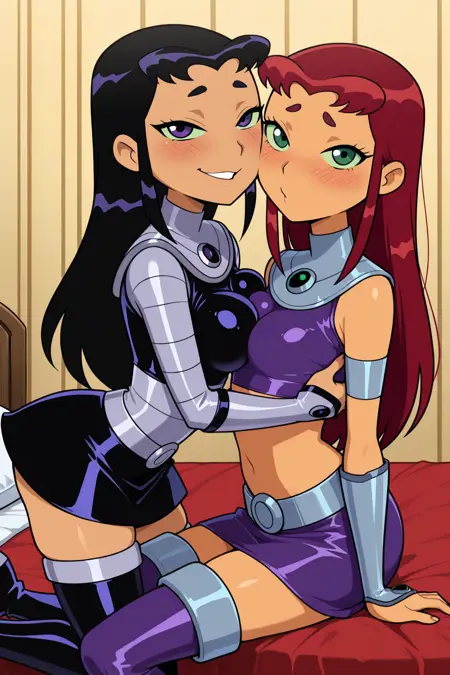Starfire/Blackfire (Illustrious) - Teen Titans