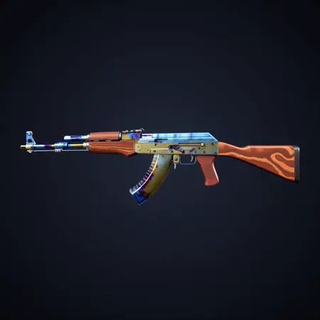 cs2 AK-47 Case Hardened Pattern 661 (Blue gem) | FLUX.1-dev