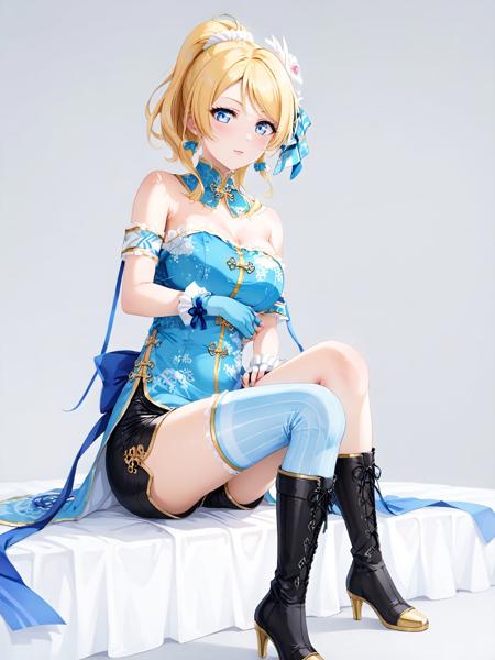 Clothing] Eri Ayase (絢瀬 絵里) チャイナドレス編 覚醒後 | LoveLive! School idol festival  (ラブライブ！ スクールアイドルフェスティバル) - v1.0 | Stable Diffusion LoRA | Civitai