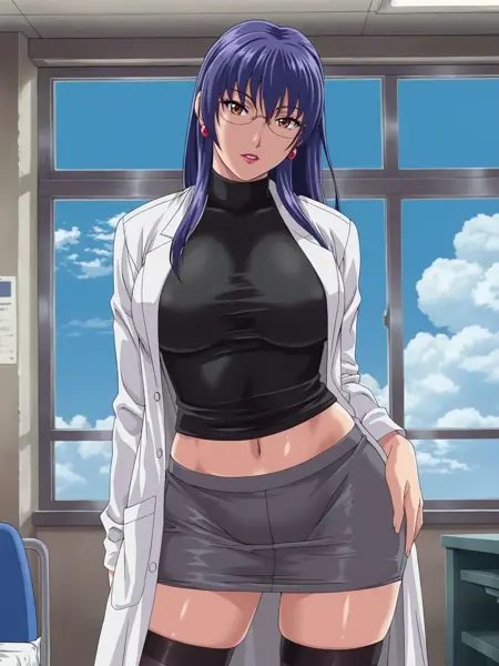 Kawahara sensei (Hentai: Discipline: Record of a Crusade) NoobAI / IL / Pony / SD1.5