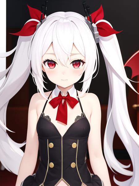 masterpiece:1.2,best quality:1.2, incredibly absurdres, absurdres, highres, wallpaper, anime,
1girl, solo, vampire \(azur lane\), petite, white hair, long hair, twintails, red eyes, <lora:Out:0.7>