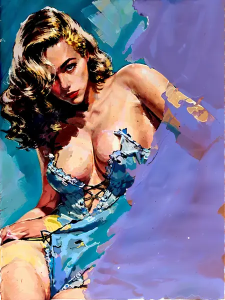 Connor Brothers pin-up style artwork