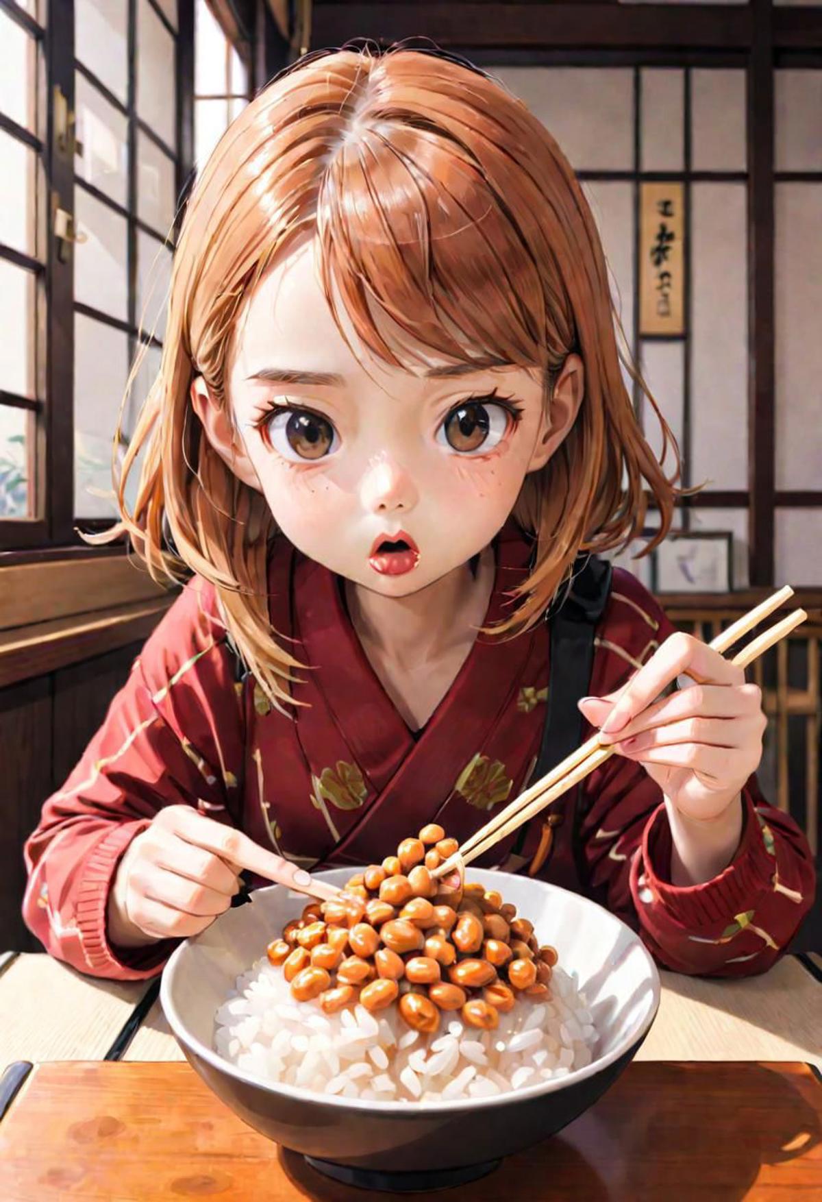 Natto: A Traditional Japanese Food / 納豆: 伝統的な日本の食物 image by tkvier