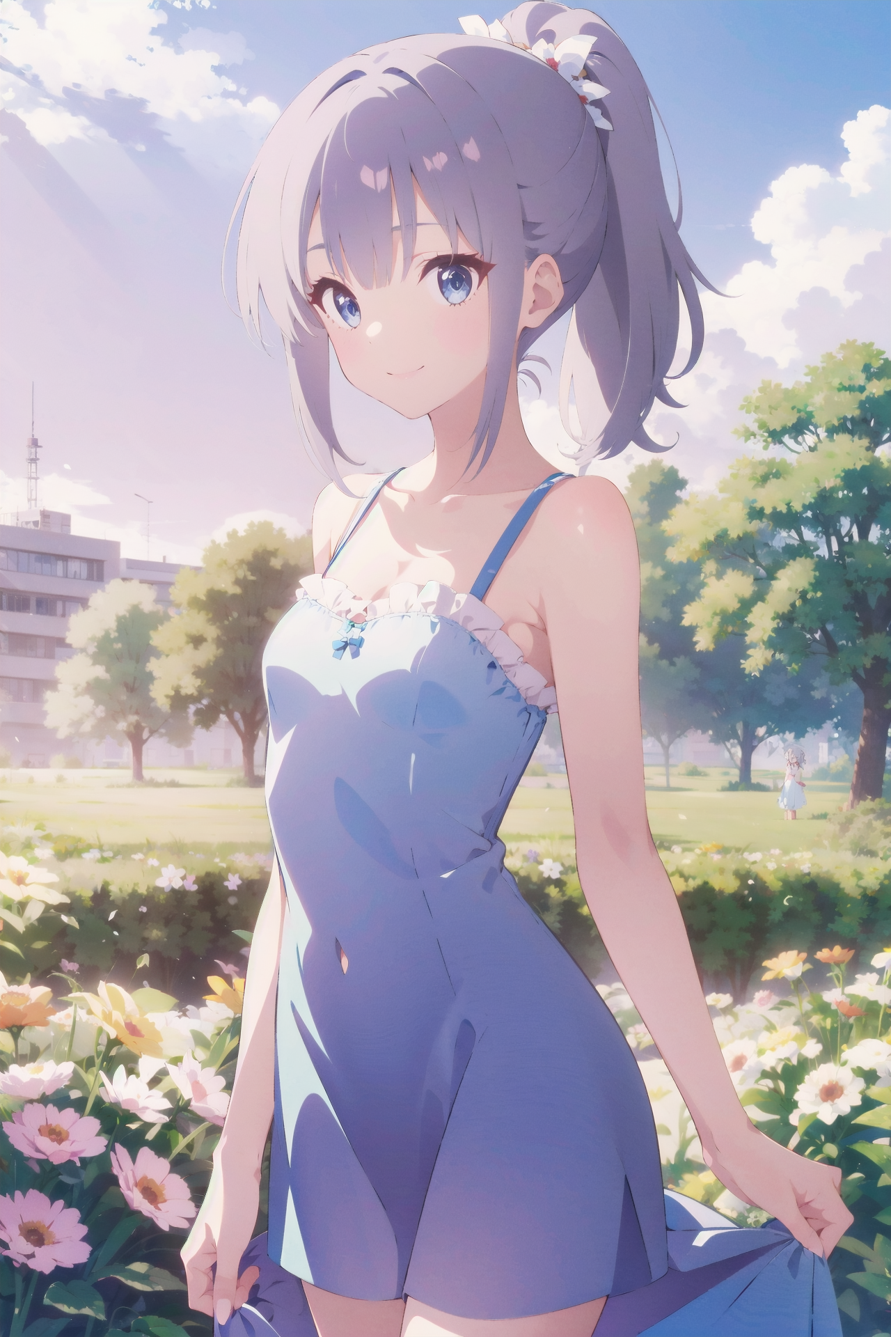 00170-1970844768_1girl,_cowboy_shot,_summer_dress,_blue_dress,_flower_field,_smiling,_silver_hair,_bangs,_ponytail,_blue_eyes,_small_breasts,_ski.png