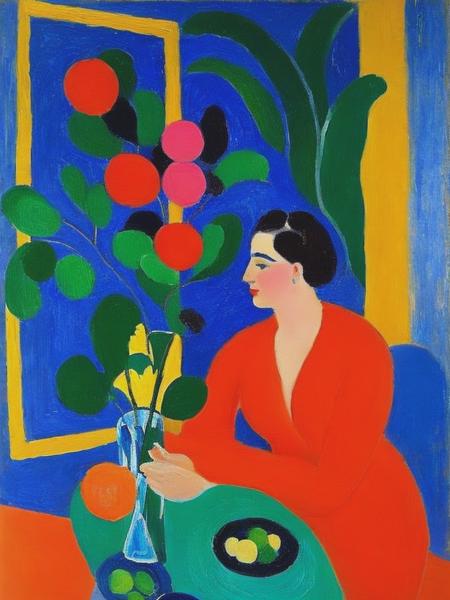 <lyco:AndreDerain:1.0> Oil painting,Henri Matisse,16k