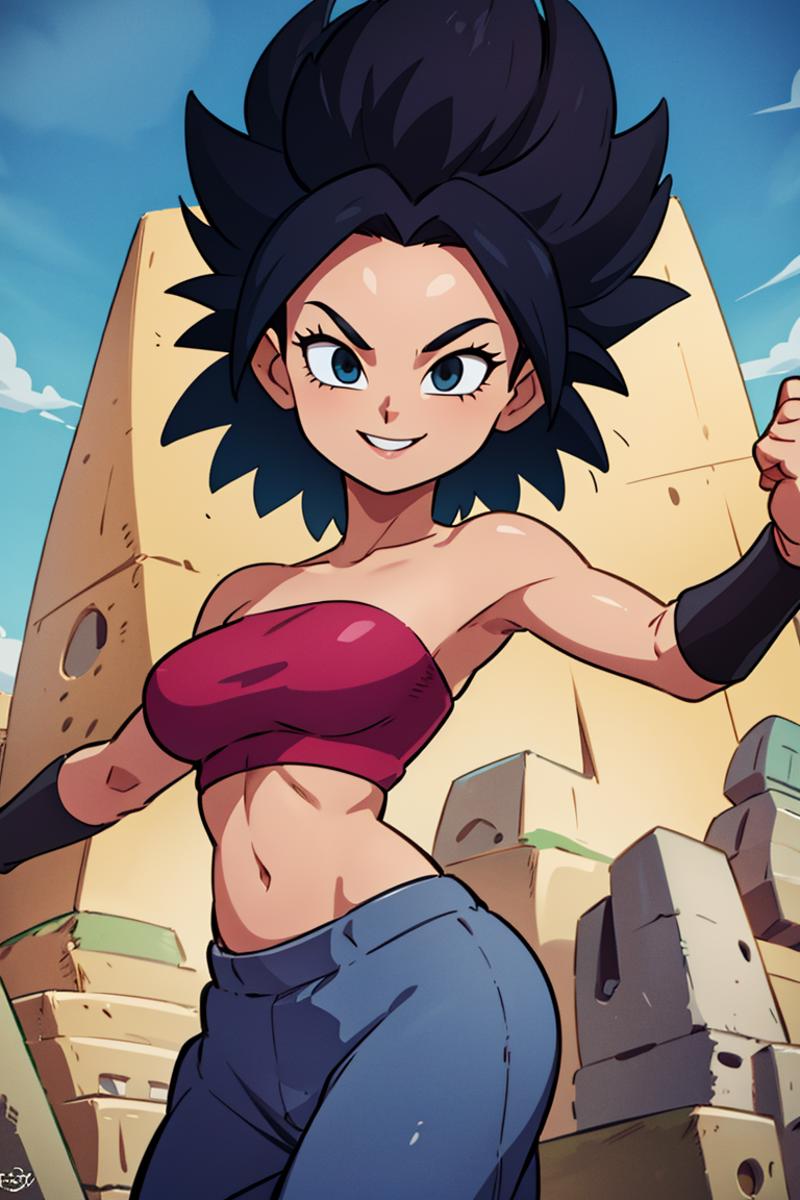 Caulifla + Super Saiyan 4 Form + SDXL & SD1.5 (Dragon Ball Super) image by CitronLegacy