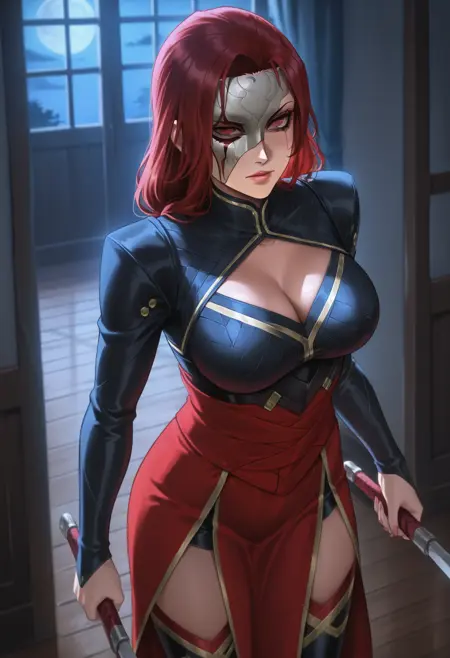 Black Rose Katarina - League of Legends - Anime Style