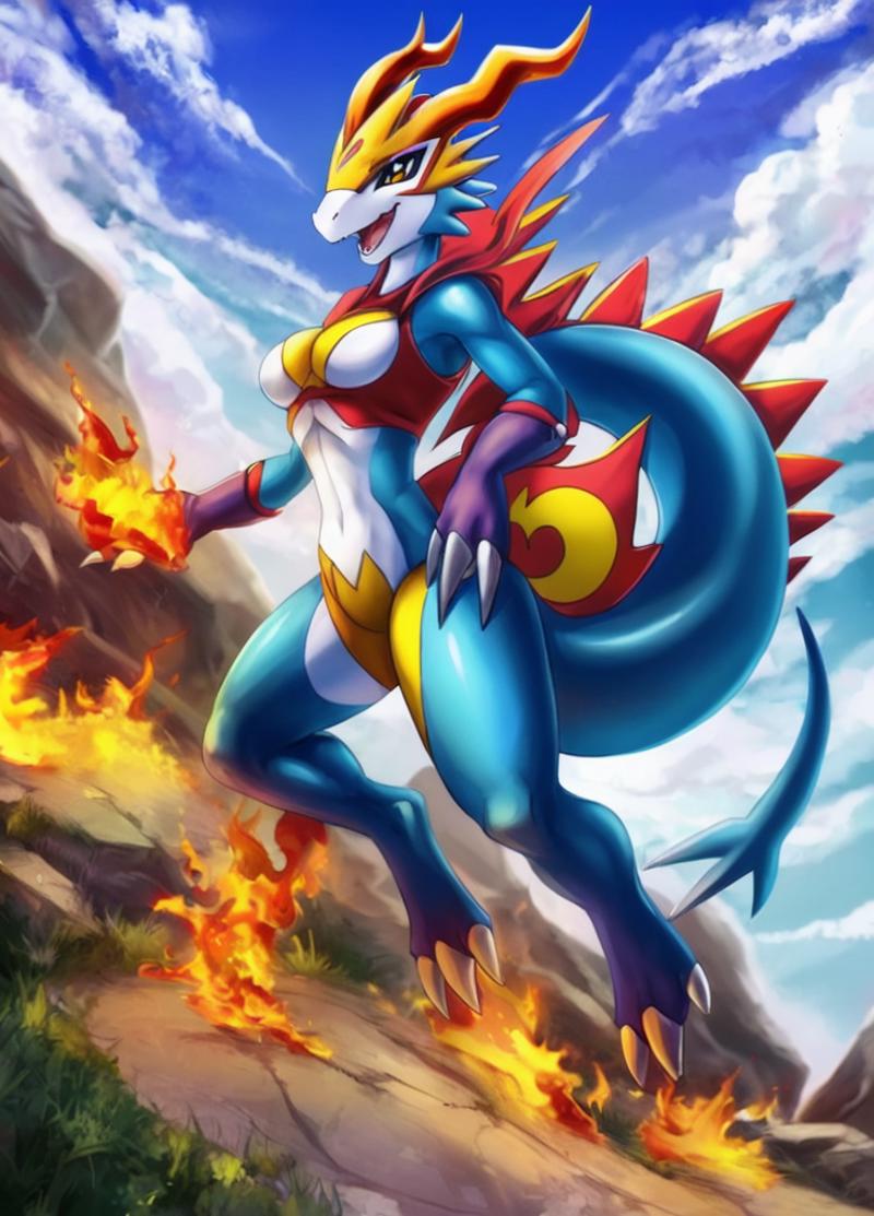 Flamedramon - Digimon Adventure image by AsaTyr