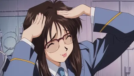 Yoriko Nikaidou "Ah, eto...BLEH!" (You're Under Arrest)