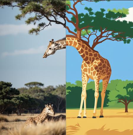 illustration style - Qwen Image Edit v1.0