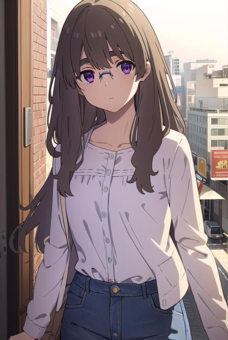 akaneaioi, <lora:akane aioi movie-lora-nochekaiser:1>,
akane aioi, long hair, brown hair, purple eyes, red eyes, glasses, thick eyebrows,
BREAK dress, white dress, cardigan, orange cardigan,
BREAK indoors,
BREAK looking at viewer, (cowboy shot:1.5),
BREAK <lyco:GoodHands-beta2:1>, (masterpiece:1.2), best quality, high resolution, unity 8k wallpaper, (illustration:0.8), (beautiful detailed eyes:1.6), extremely detailed face, perfect lighting, extremely detailed CG, (perfect hands, perfect anatomy),