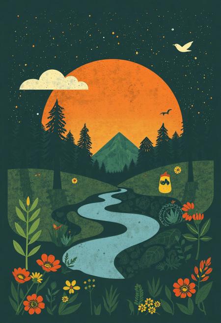 nature themed poster design