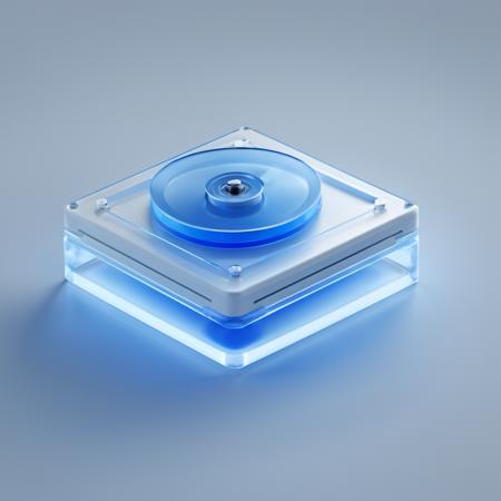 ((best quality, masterpiece)),newsafeiconv2, white_safeicon, blender, octane render, C4D, icon, isometric, (hard disk:1.2),transparent glass texture, blue, frosted glass, transparent technology sense, studio_light, Exquisite details, stunning details, flowing blue light,  (white background:1.2), simple background,high contrast <lora:xl_more_art-full_v1:0.6> <lora:NewsafeiconV3.1:1>