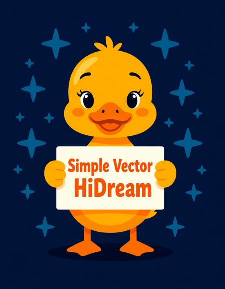 Simple Vector HiDream v1.0