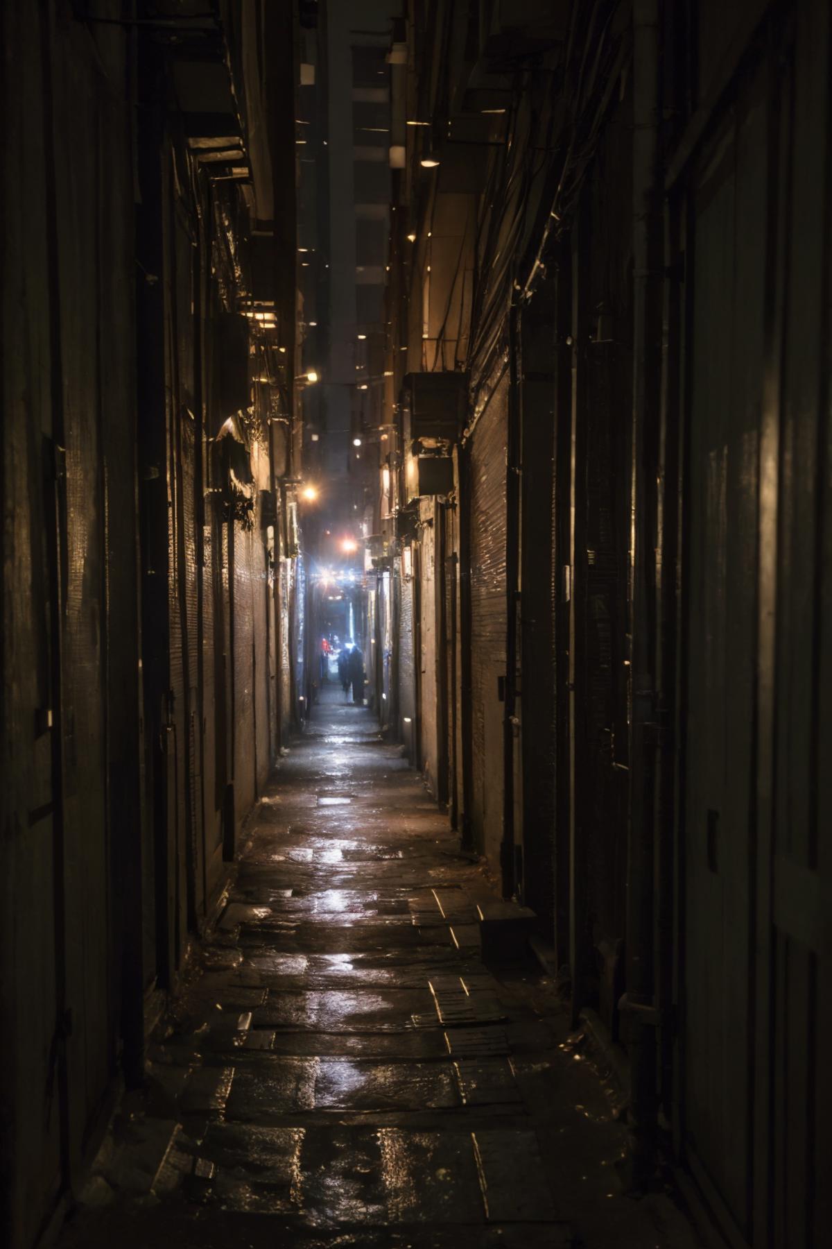dirty alley image by ruanyi