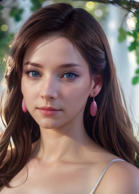 real, photoshoot, realistic, perspective, luminescent, bright colors, illusion, atmospheric scene, masterpiece, best quality, (detailed beautiful face, detail skin texture, ultra-detailed body:1.1),
<lyco:enjinight_lycor_02-000003:1> enjinight, 1girl, solo, jewelry, earrings, realistic, brown hair, lips, blue eyes, long hair, pink sweeter, upper body, blurry, close-up