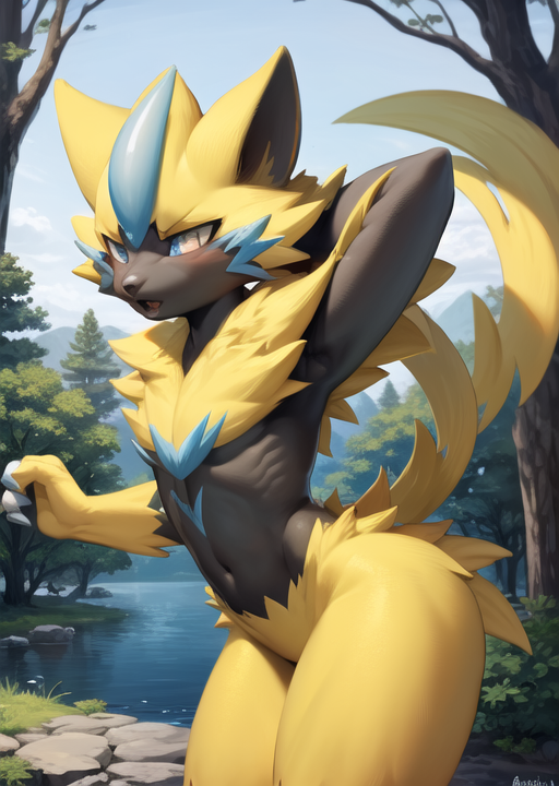 Zeraora - Pokemon | Pocket monsters image by Tomas_Aguilar