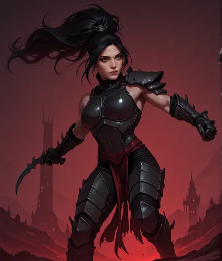 Drukhari Wych Cultist - Grimdark 40,000 (Illu)