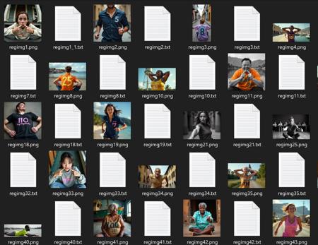 Flux Regularization images and txt captions generator with Dynamic and Wildcard - ComfyUI v1.0