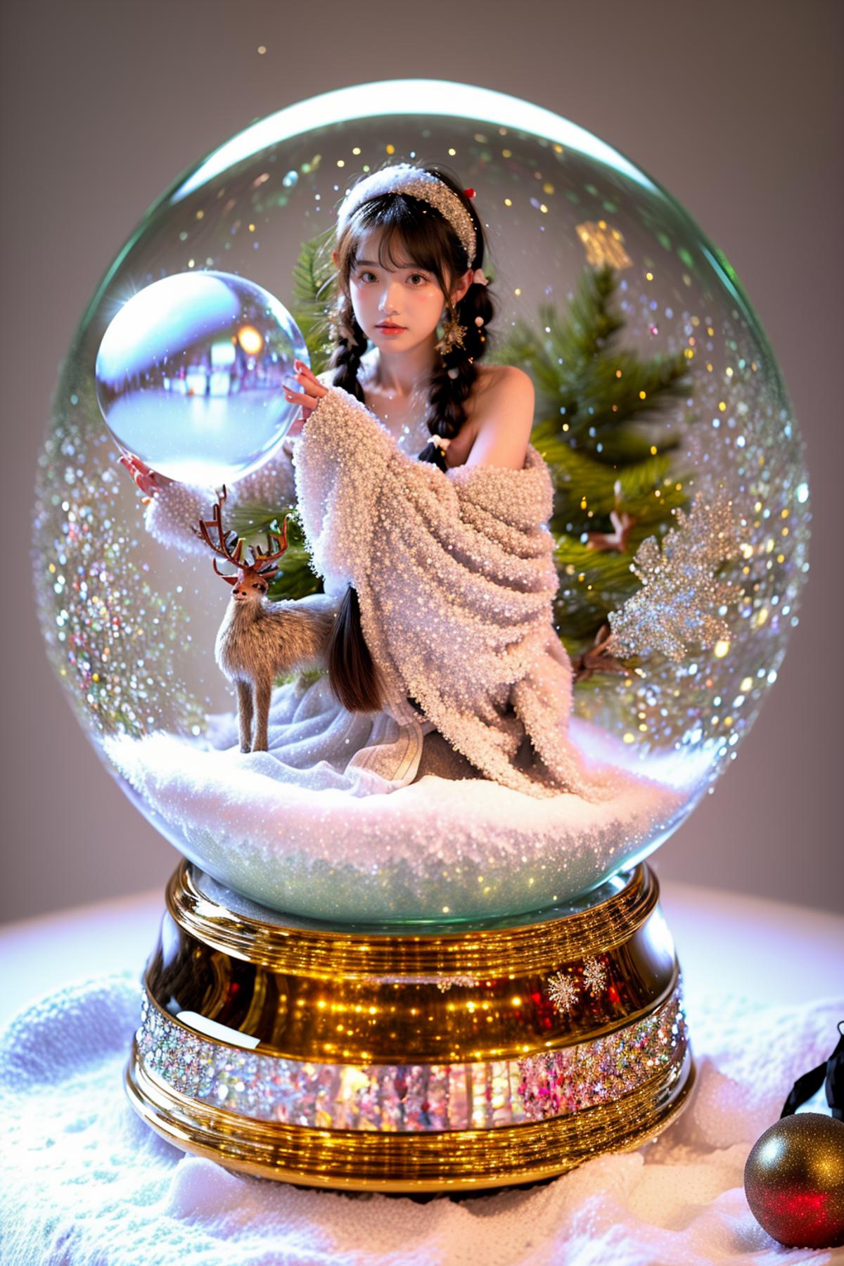 Christmas crystal ball image by MengX