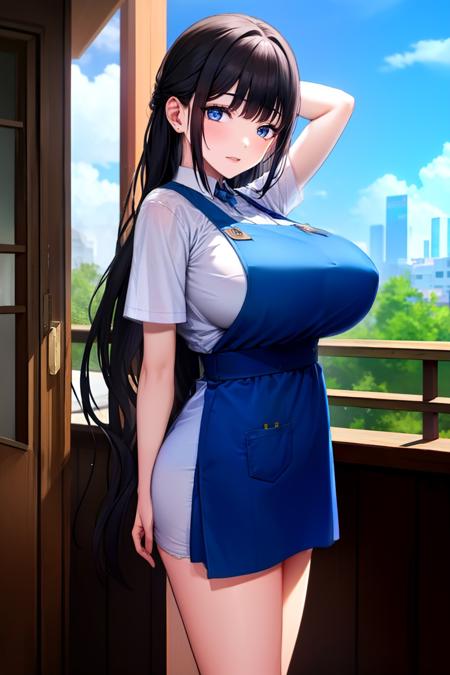 1girl, large_breasts,long_hair,
blue_pinafore
scenery, 
<lora:image_compositionLoCon:0.35> 
<lora:Breasts Adjustment:0.35>
<lora:malaysia school uniform-v2-15:0.5> 
<lora:envybetterhandsLocon_beta2:1>