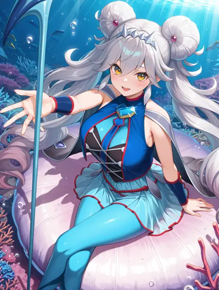 Yu-Gi-Oh! - Marincess Aqua Argonaut (海晶乙女アクア・アルゴノート) illusXL