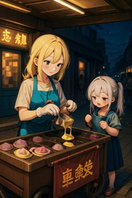 wheelcake stall / imagawayaki