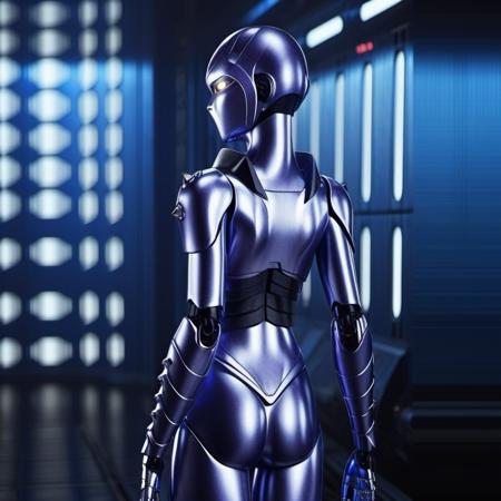 LadyArmaroid1024, a female robot, full body,   in a spaceship, cyberpunk background , highly detailed, photography, ultra sharp, film, bokeh, professional, 64k  <lora:add-detail-xl:1.5> <lora:LadyArmaroid1024:0.9>