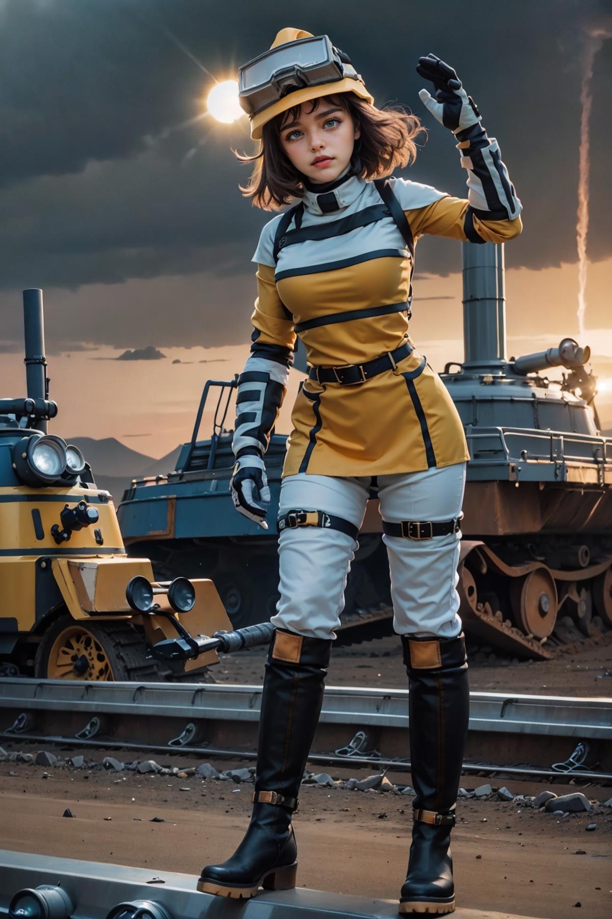 Gear girl - Factorio image by Darknoice