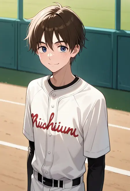 Kosuke Izumi - Big Windup! (Commission) - Pony + Illustrious