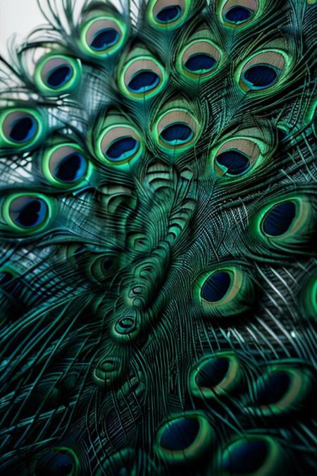 score_9, score_8_up, score_7_up, Ultra High Definition, Impeccable Detail, Premier Quality, Best-in-class, (Photorealistic), (Lifelike), raw photo,peacock, peacock full body, side view, white background, simple background, no humans. peacock feathers, pavolaris,