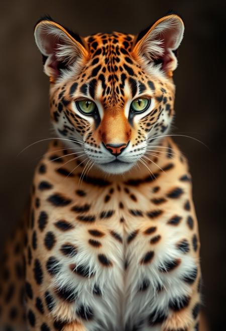 (((detailed, beautiful, high quality))), female cat humanoid, leopard fur