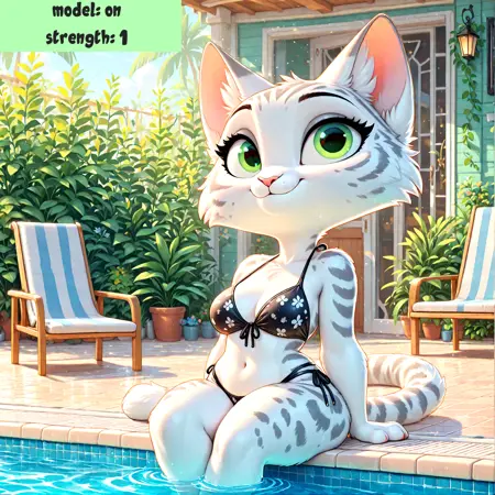 Female Anthro Bikini